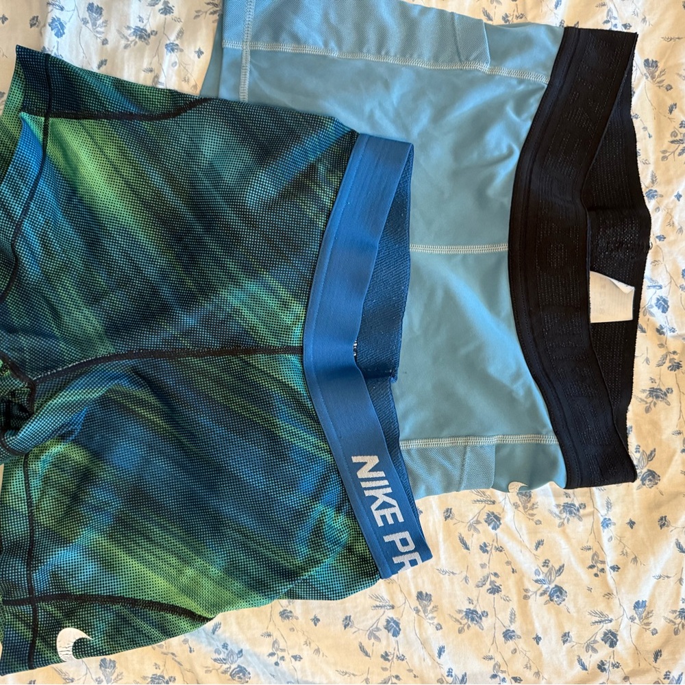 Nike Pro Athletic Shorts Set